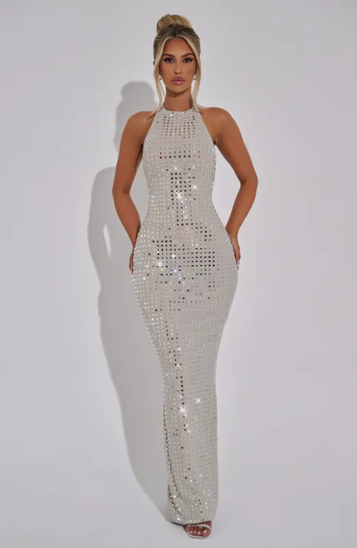 Odessa Maxi Dress - Nude made by LF