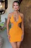 Selena Mini Dress - Tangerine sold by Babyboo Fashion