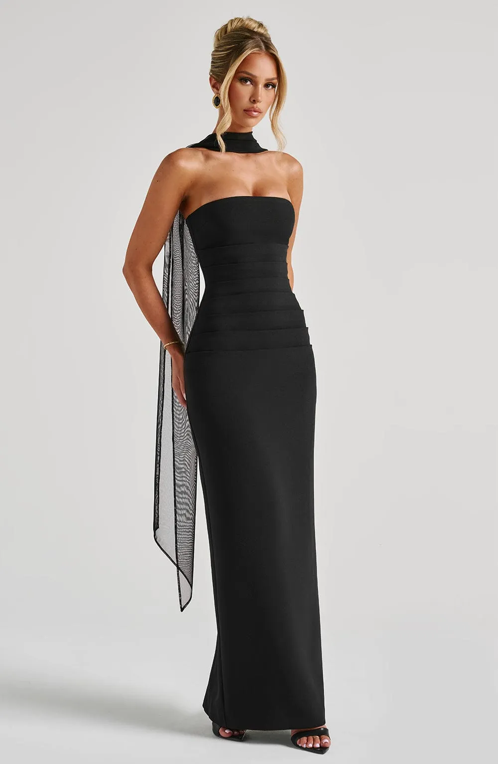 Yulia Maxi Dress - Black sold by Babyboo Fashion product image thumbnail 5