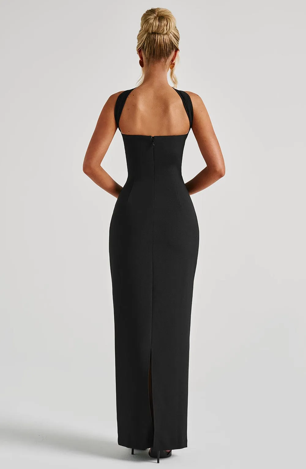 Yulia Maxi Dress - Black sold by Babyboo Fashion product image thumbnail 3