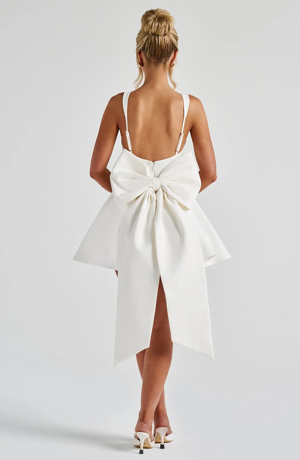 Rue Mini Dress - Ivory sold by Babyboo Fashion product image thumbnail 4