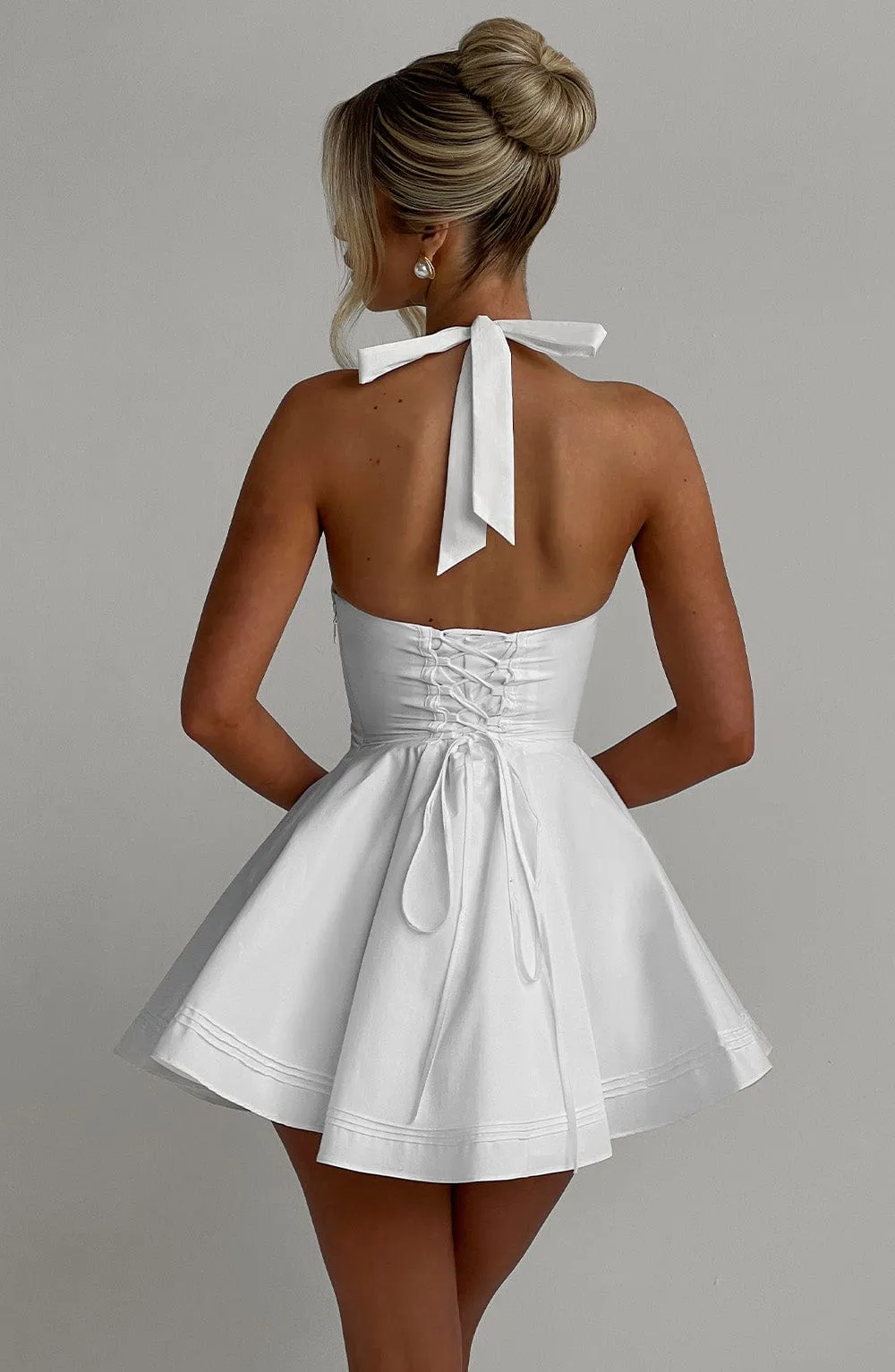Doris Mini Dress - Ivory sold by Babyboo Fashion product image thumbnail 2