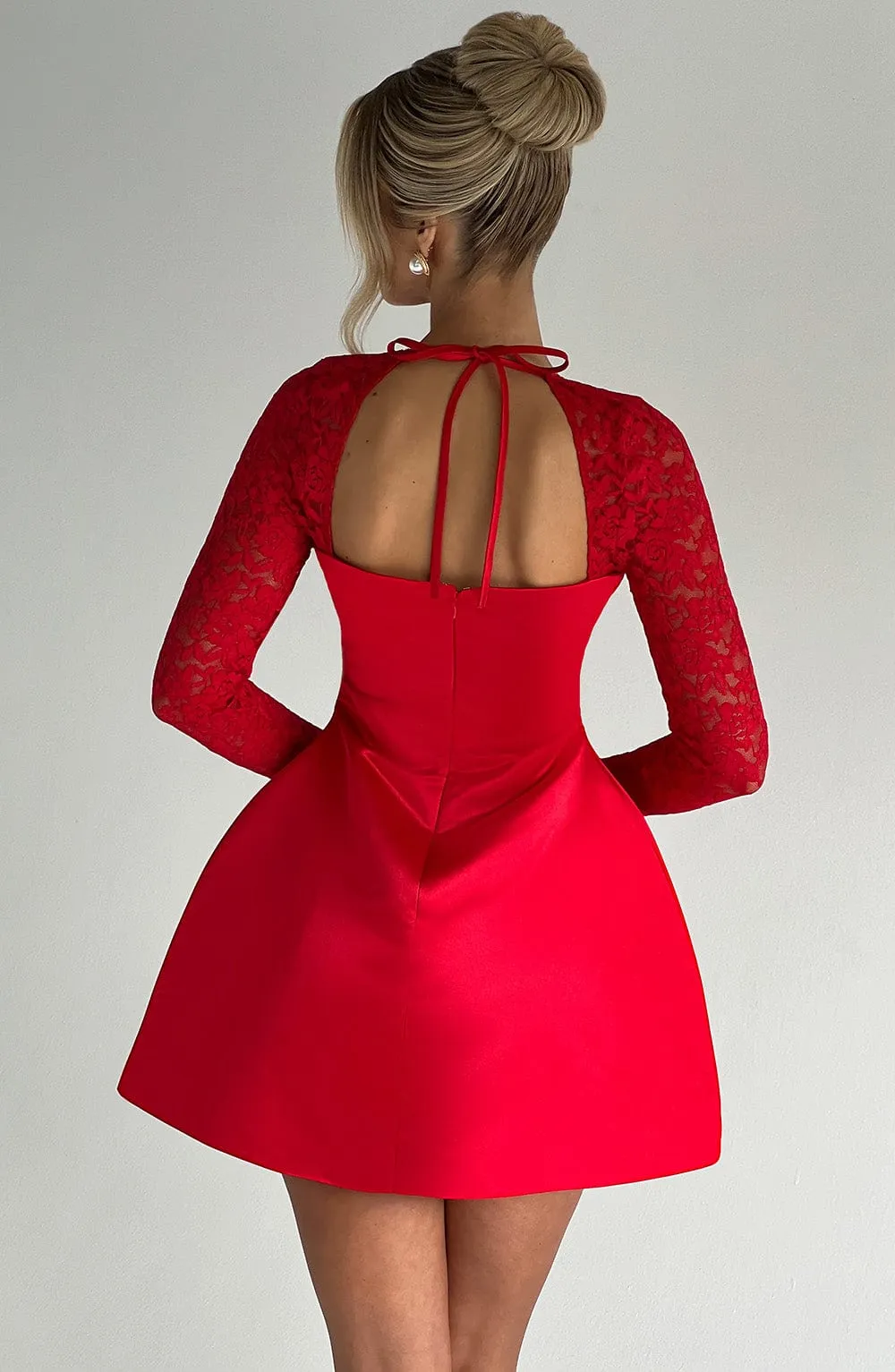 Sadie Mini Dress - Red sold by Babyboo Fashion product image thumbnail 2