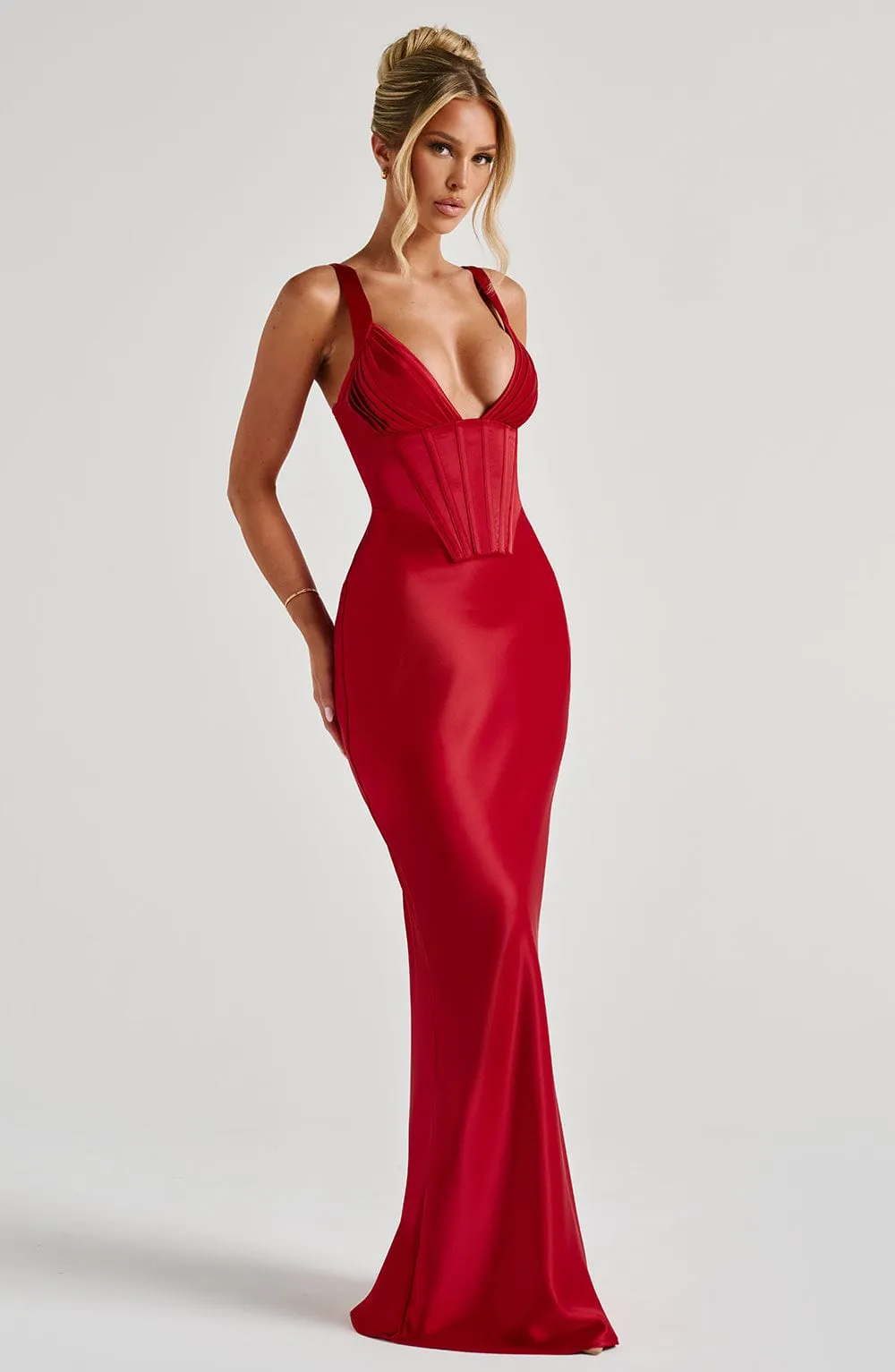 Shae Maxi Dress - Red sold by Babyboo Fashion product image thumbnail 5