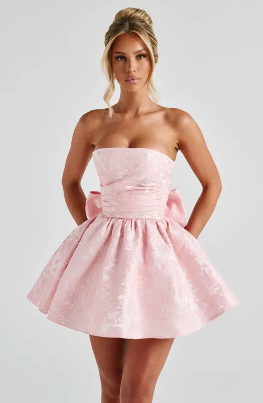 Salome Mini Dress - Blush sold by Babyboo Fashion