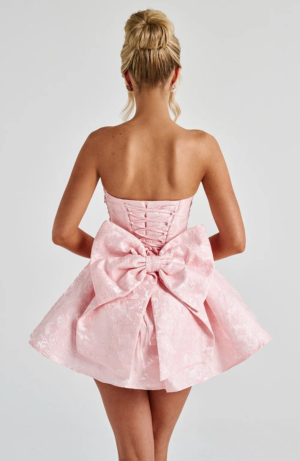 Salome Mini Dress - Blush sold by Babyboo Fashion product image thumbnail 3