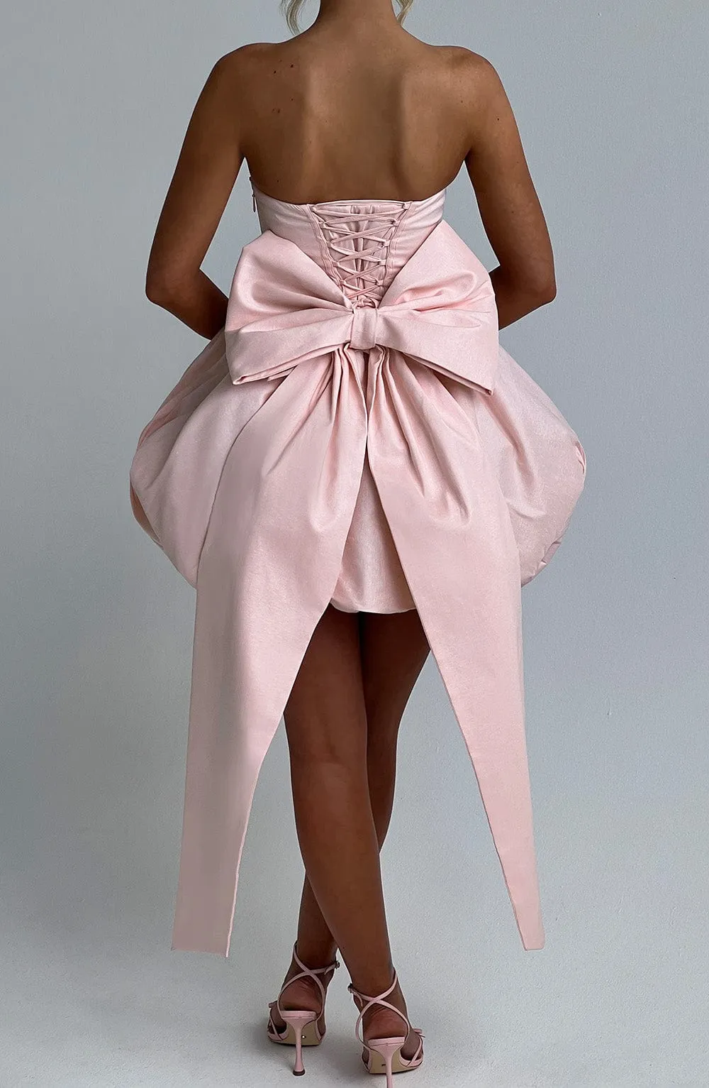 Lotus Mini Dress - Blush sold by Babyboo Fashion product image thumbnail 3
