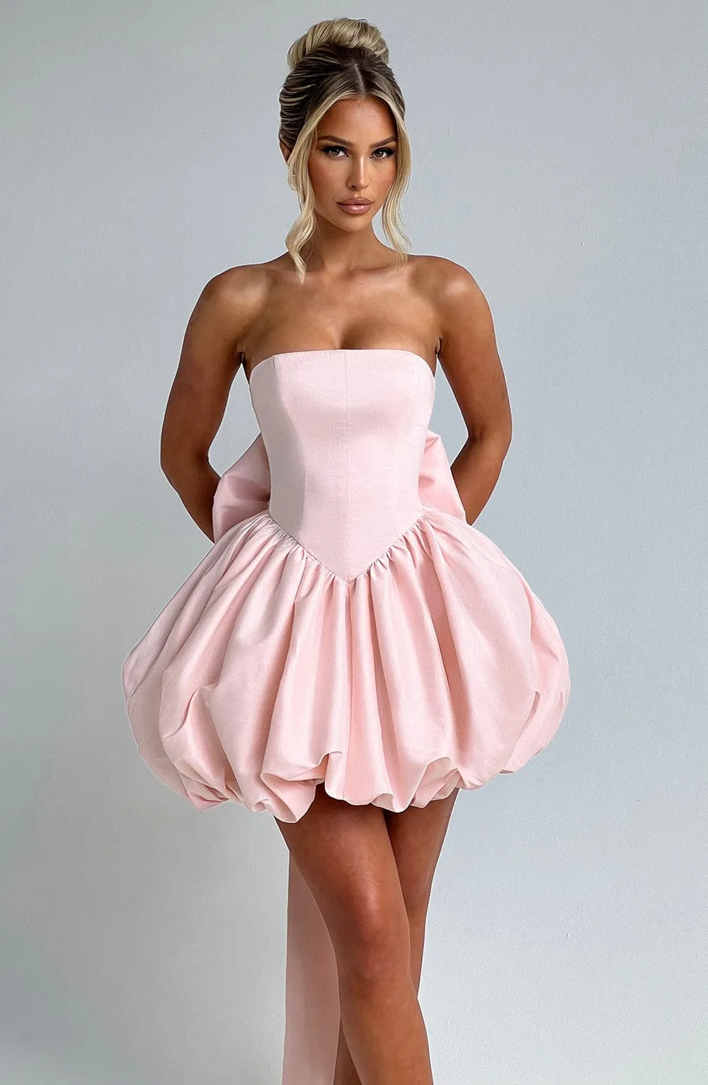 Lotus Mini Dress - Blush sold by Babyboo Fashion product image thumbnail 4