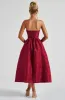 Saoirse Midi Dress - Red sold by Babyboo Fashion