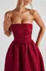 Saoirse Midi Dress - Red sold by Babyboo Fashion