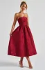 Saoirse Midi Dress - Red sold by Babyboo Fashion