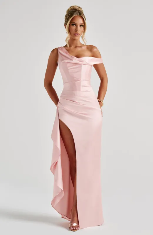 Juliene Maxi Dress - Blush sold by Babyboo Fashion