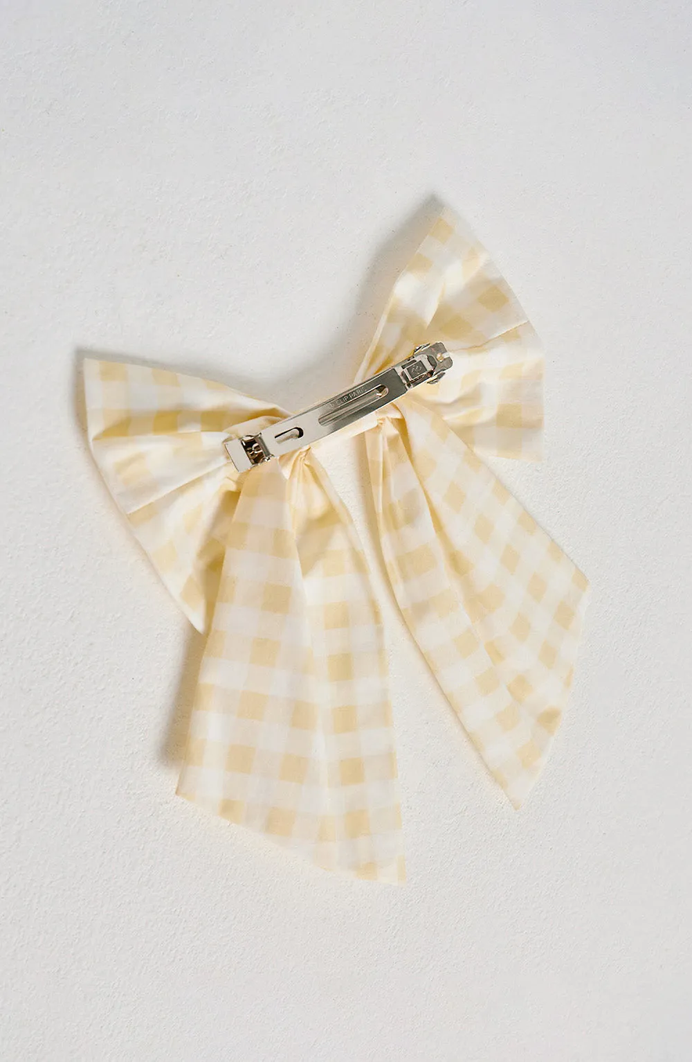 Mitzi Bow - Lemon Gingham sold by Babyboo Fashion product image thumbnail 3