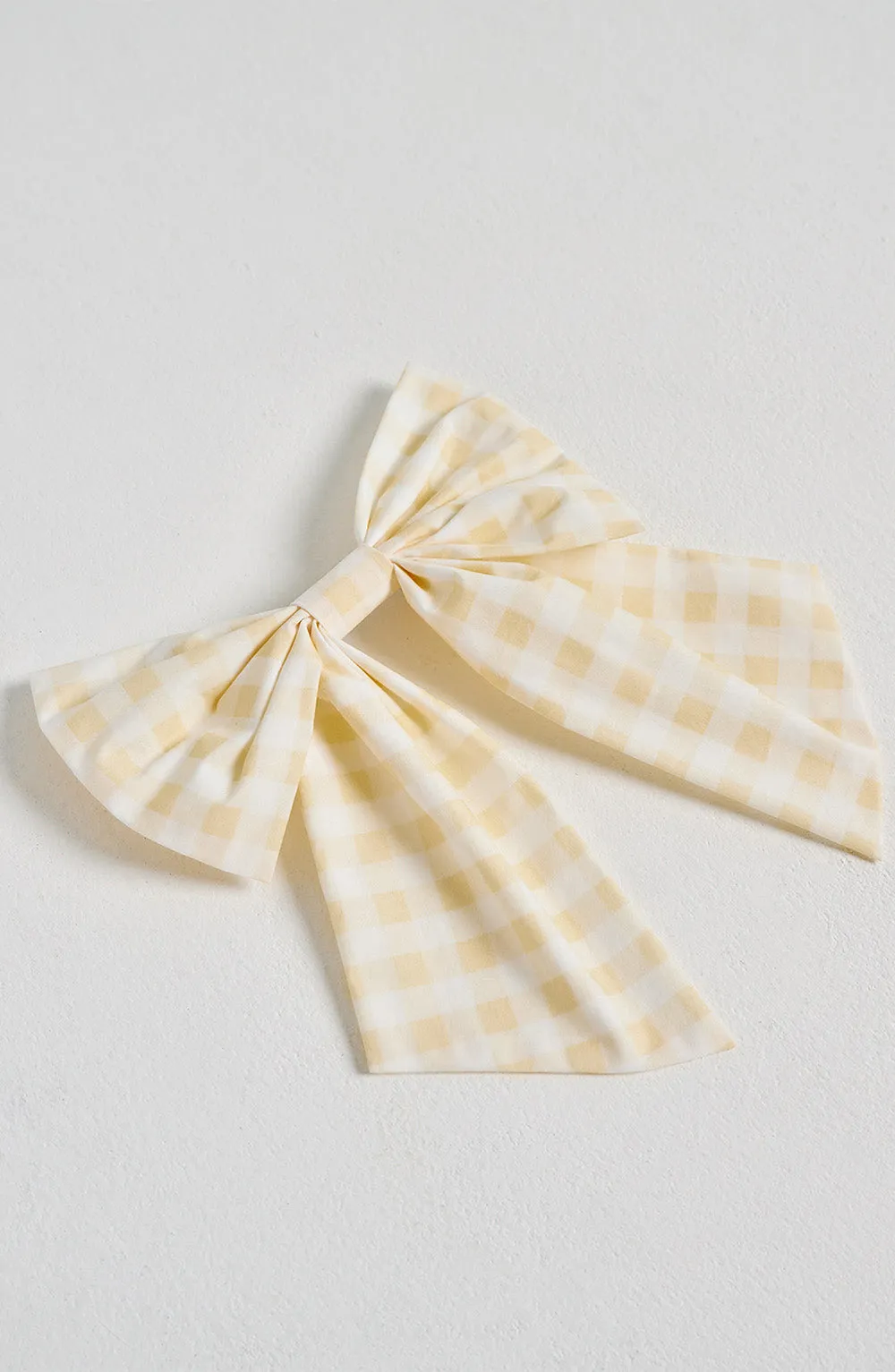 Mitzi Bow - Lemon Gingham sold by Babyboo Fashion product image thumbnail 2