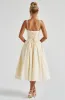 Sherrie Midi Dress - Lemon Gingham sold by Babyboo Fashion
