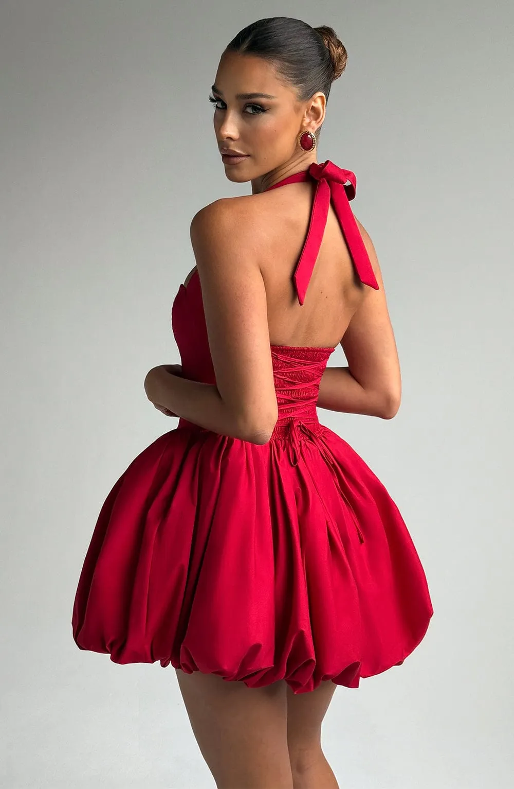 Maricia Mini Dress - Red sold by Babyboo Fashion product image thumbnail 5