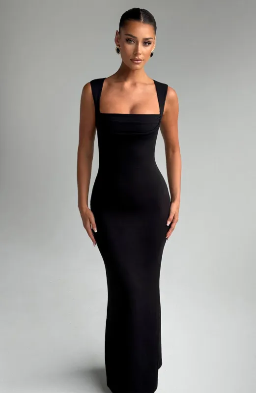 Helena Maxi Dress - Black sold by Babyboo Fashion