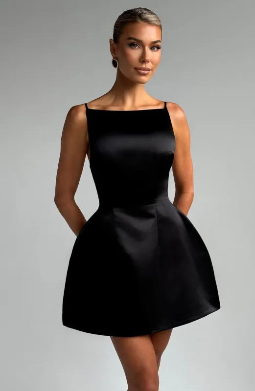 Tate Mini Dress - Black sold by Babyboo Fashion