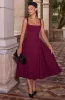 Betty Midi Dress - Cherry Lacquer sold by Babyboo Fashion