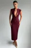 Nellie Midi Dress - Cherry Lacquer sold by Babyboo Fashion