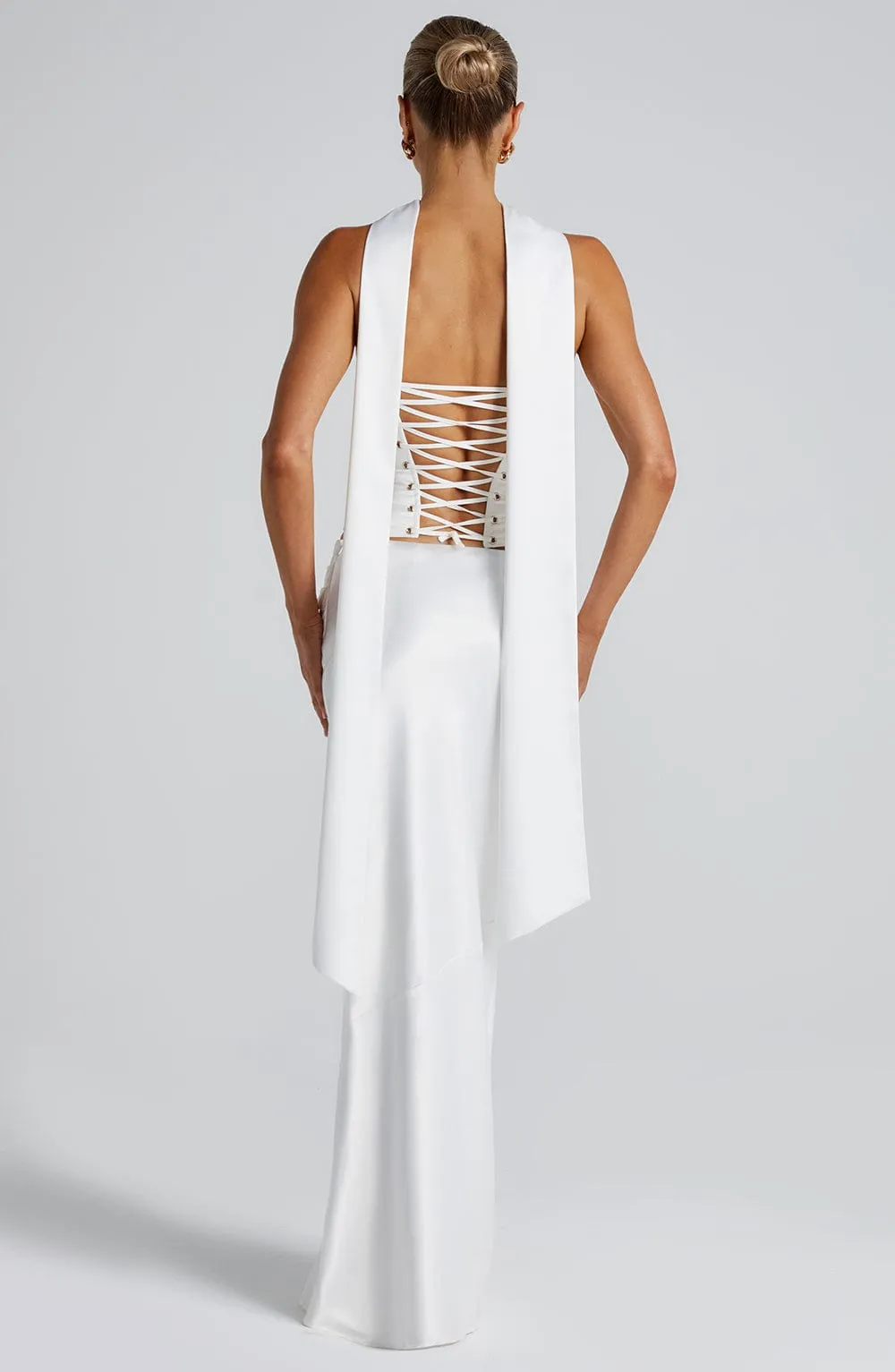 Sybil Scarf - Ivory sold by Babyboo Fashion product image thumbnail 2