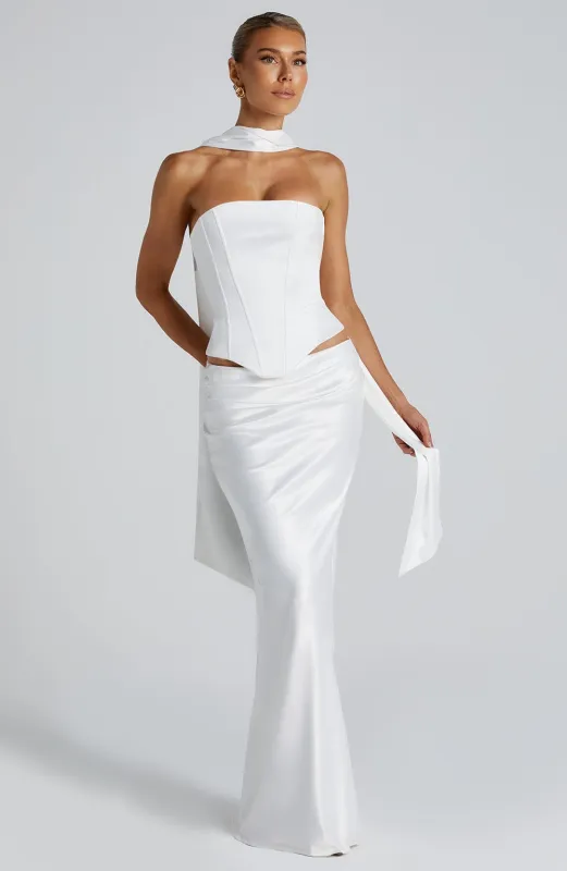 Sybil Scarf - Ivory sold by Babyboo Fashion