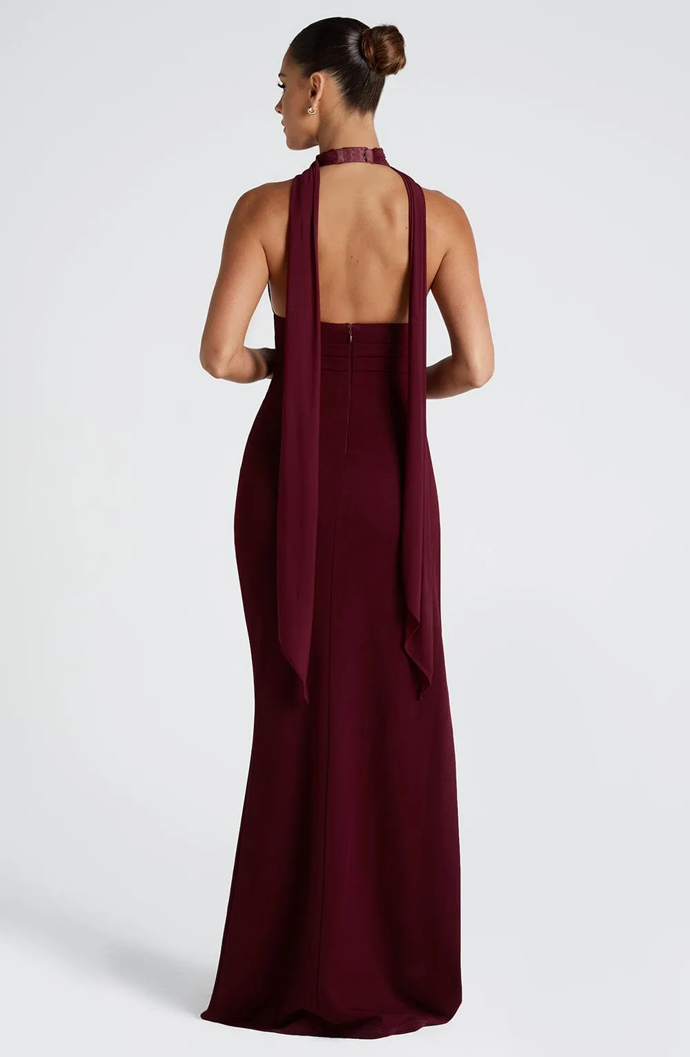 Paulina Maxi Dress - Cherry Lacquer sold by Babyboo Fashion product image thumbnail 3