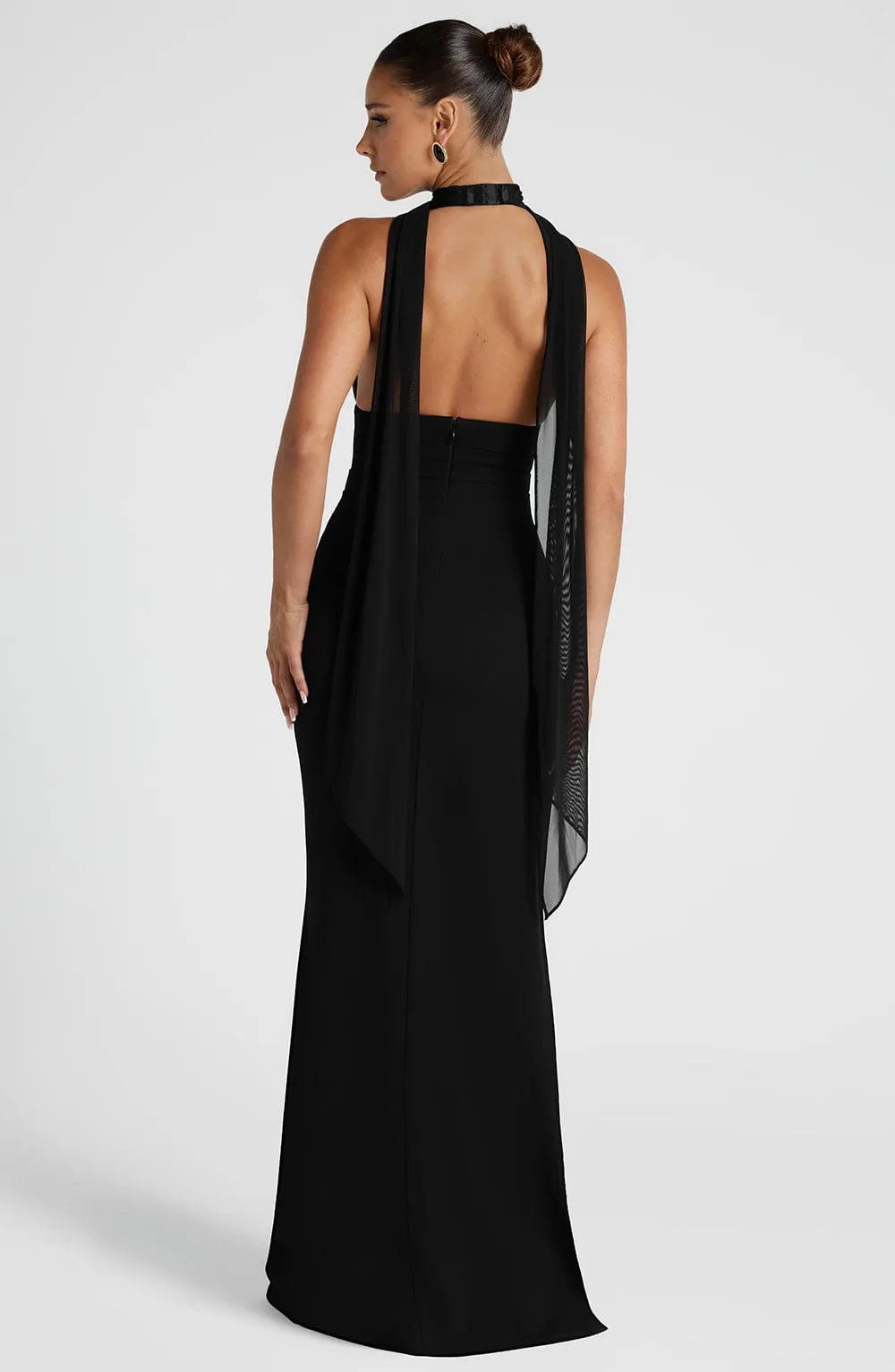 Paulina Maxi Dress - Black sold by Babyboo Fashion product image thumbnail 3