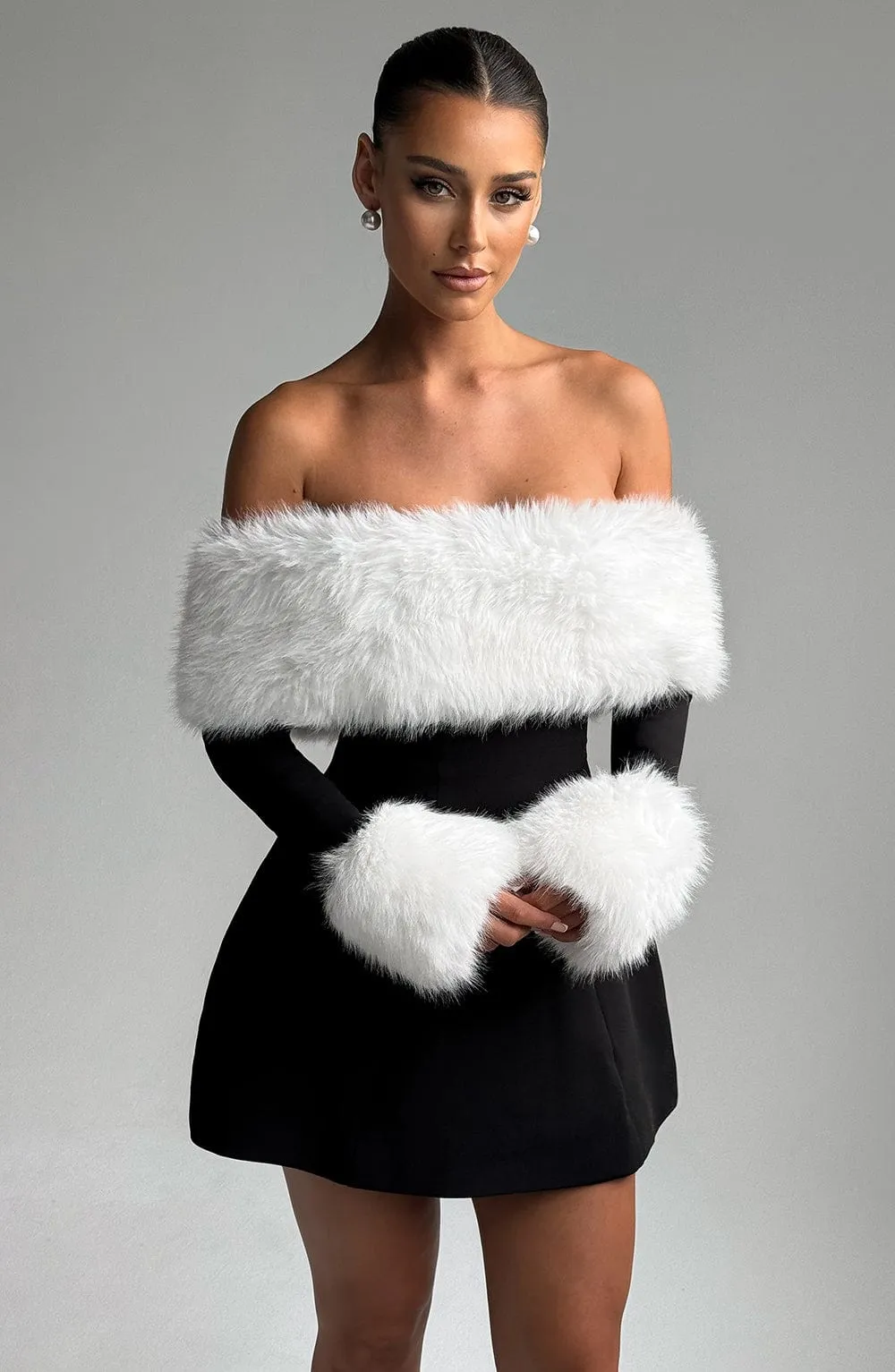 Villanelle Mini Dress - Black/White sold by Babyboo Fashion product image thumbnail 2