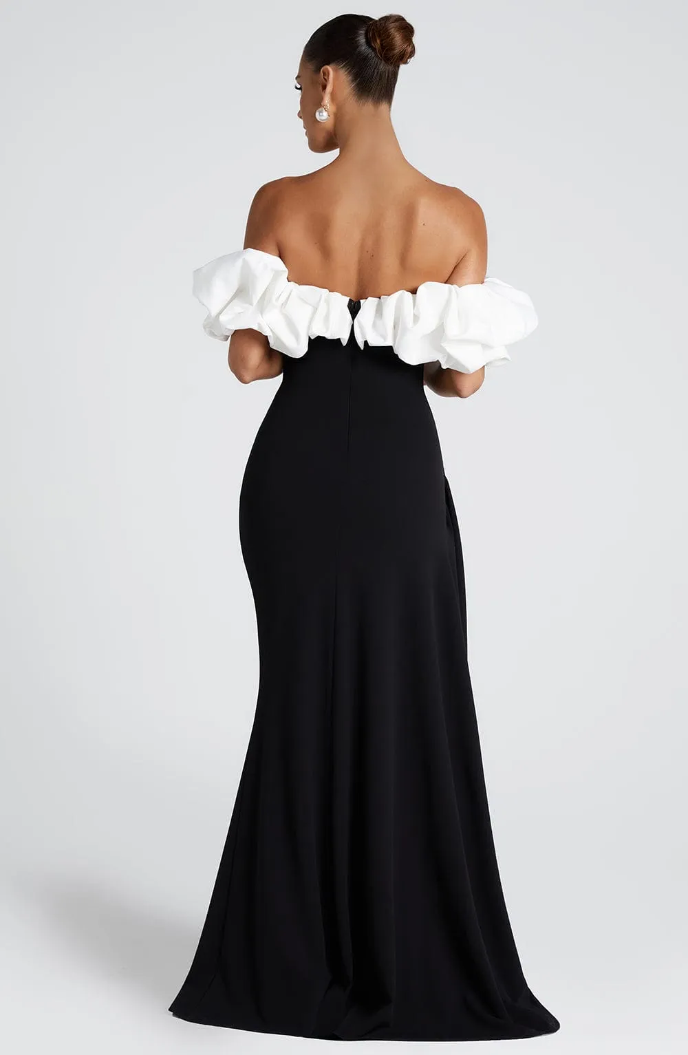 Elsie Maxi Dress - Black/White sold by Babyboo Fashion product image thumbnail 3