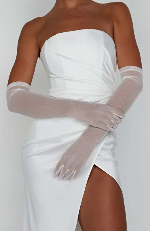 Eli Gloves - Ivory sold by Babyboo Fashion