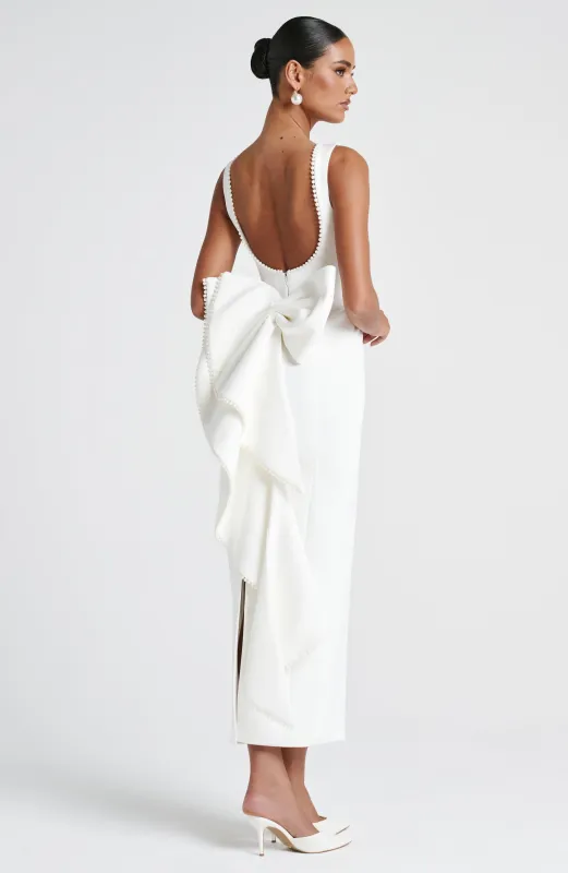 Lana Midaxi Dress - Ivory sold by Babyboo Fashion