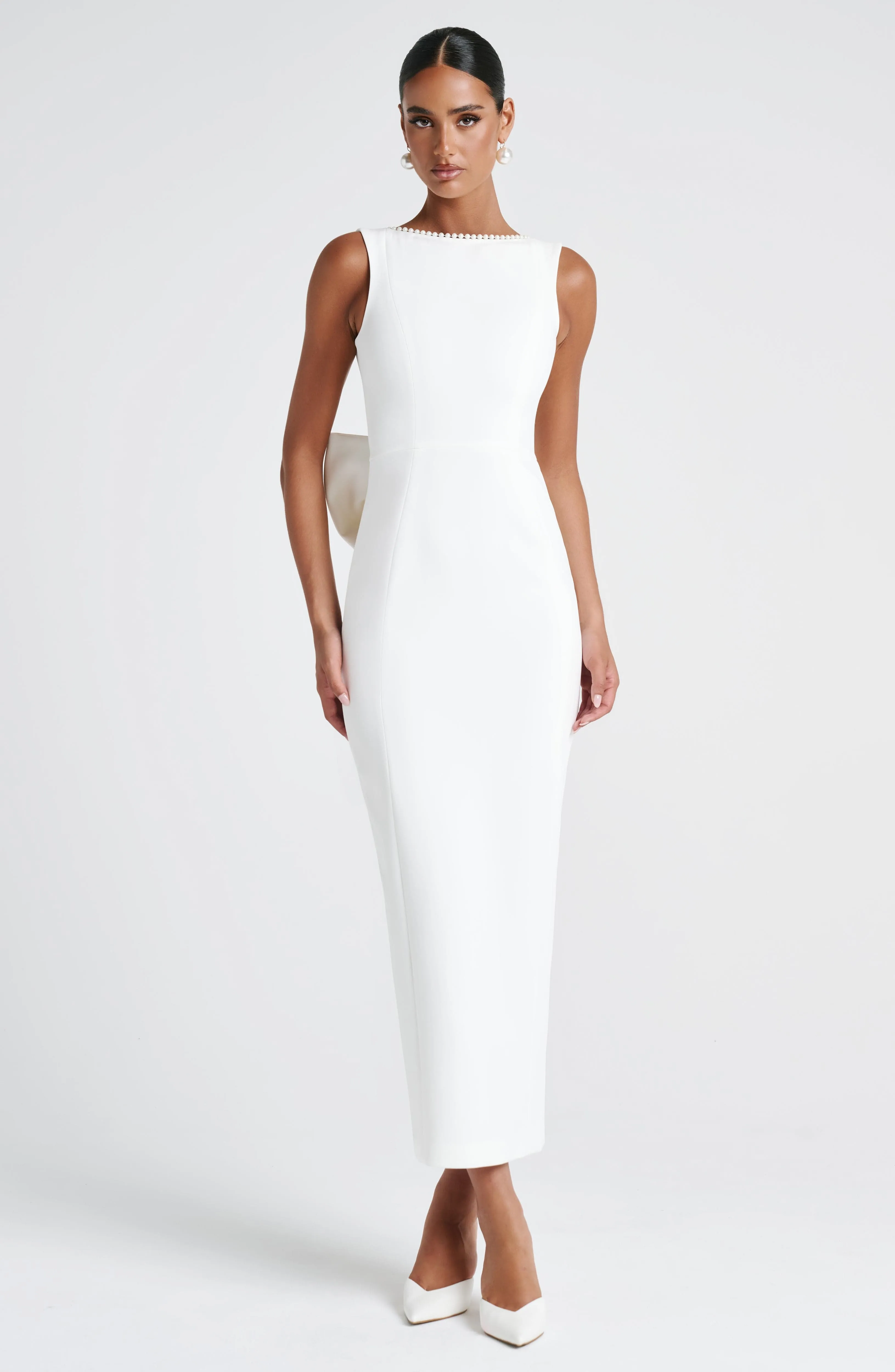 Lana Midaxi Dress - Ivory sold by Babyboo Fashion product image thumbnail 3