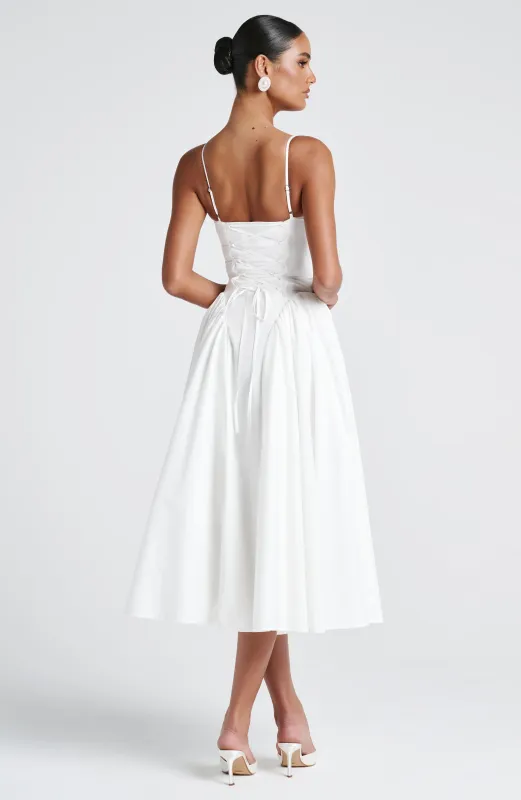 Emerson Midi Dress - Ivory sold by Babyboo Fashion