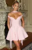 Marla Mini Dress - Blush sold by Babyboo Fashion