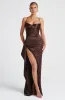 Helen Maxi Dress - Plum Brown sold by Babyboo Fashion