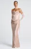 Bernadette Maxi Skirt - Soft Peach sold by Babyboo Fashion