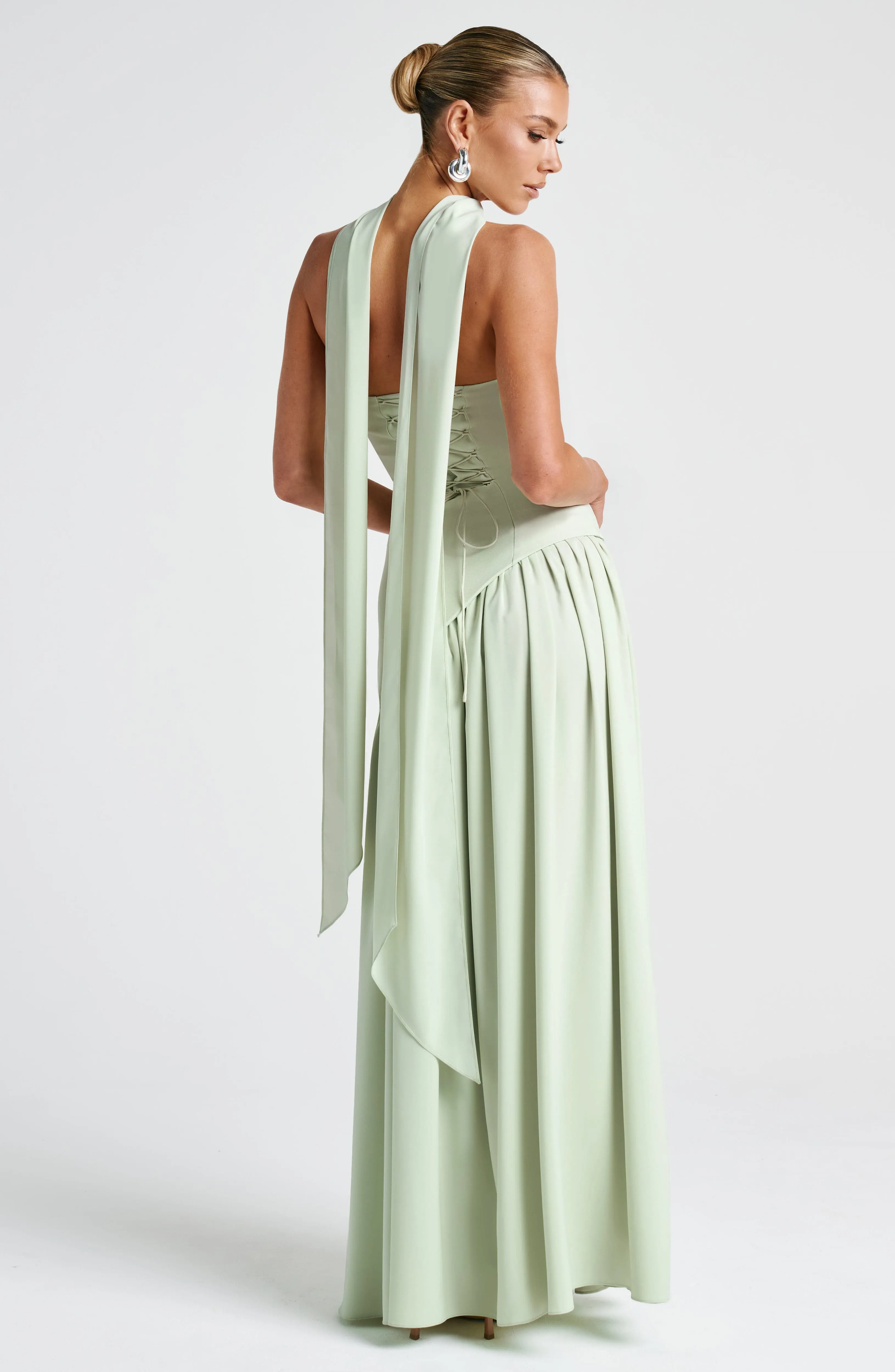 Maliyah Maxi Dress - Mint sold by Babyboo Fashion product image thumbnail 4