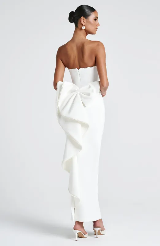 Magnolia Maxi Dress - Ivory sold by Babyboo Fashion