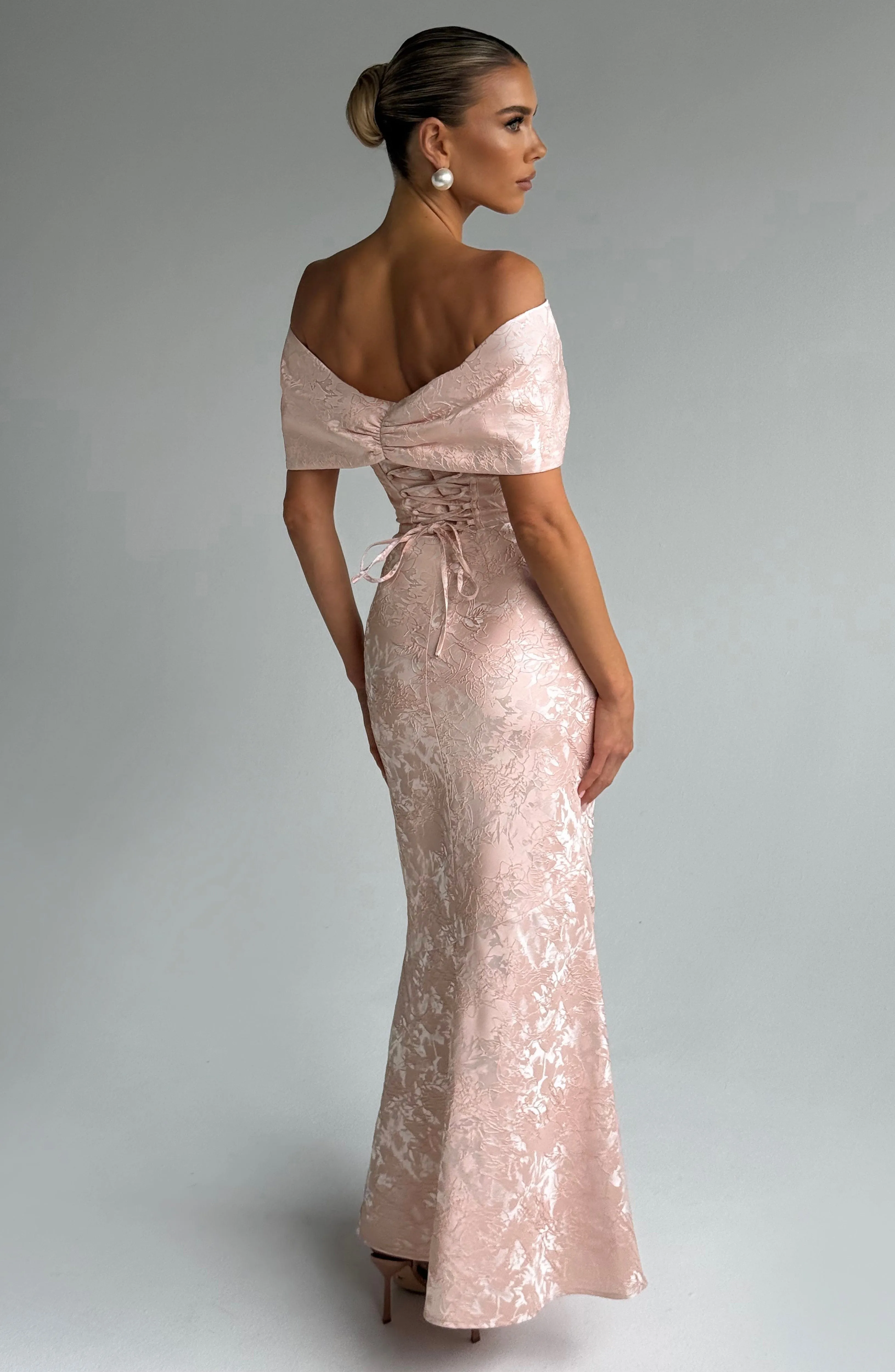 Emberly Maxi Dress - Soft Peach sold by Babyboo Fashion product image thumbnail 5