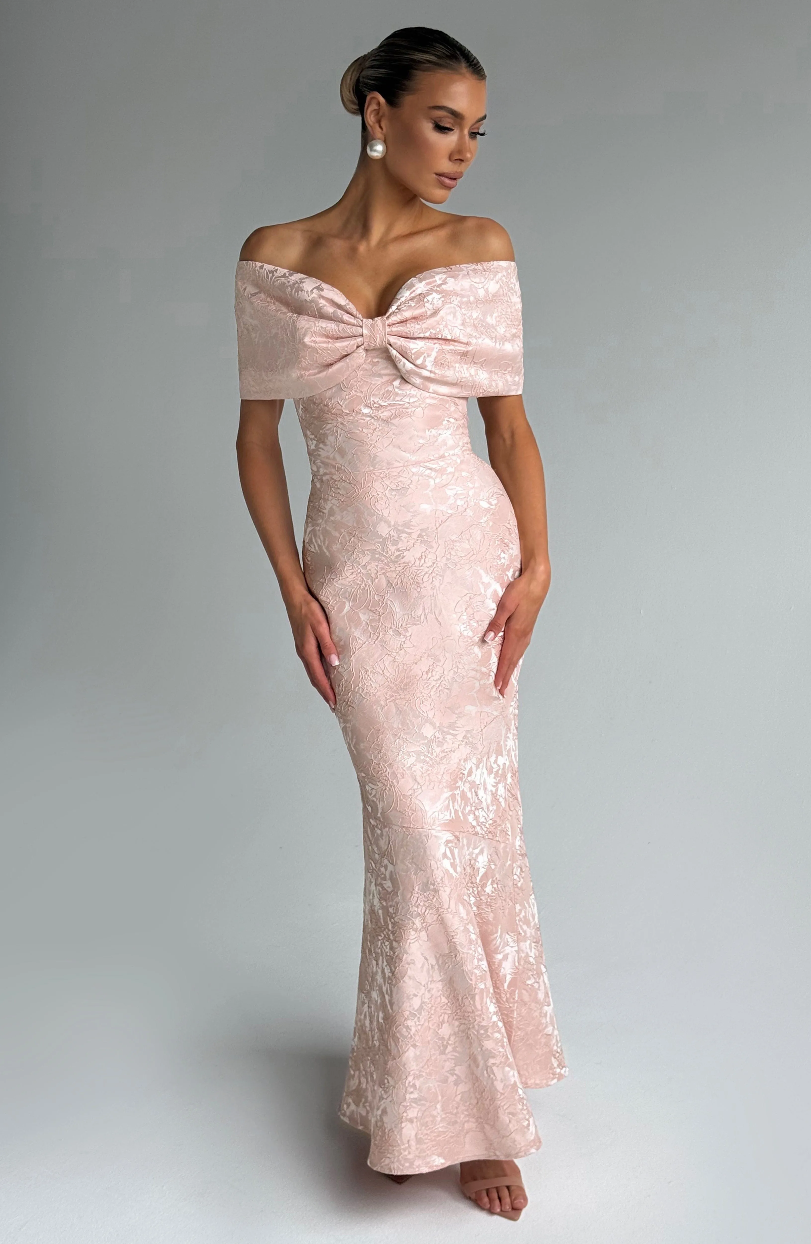 Emberly Maxi Dress - Soft Peach sold by Babyboo Fashion product image thumbnail 4