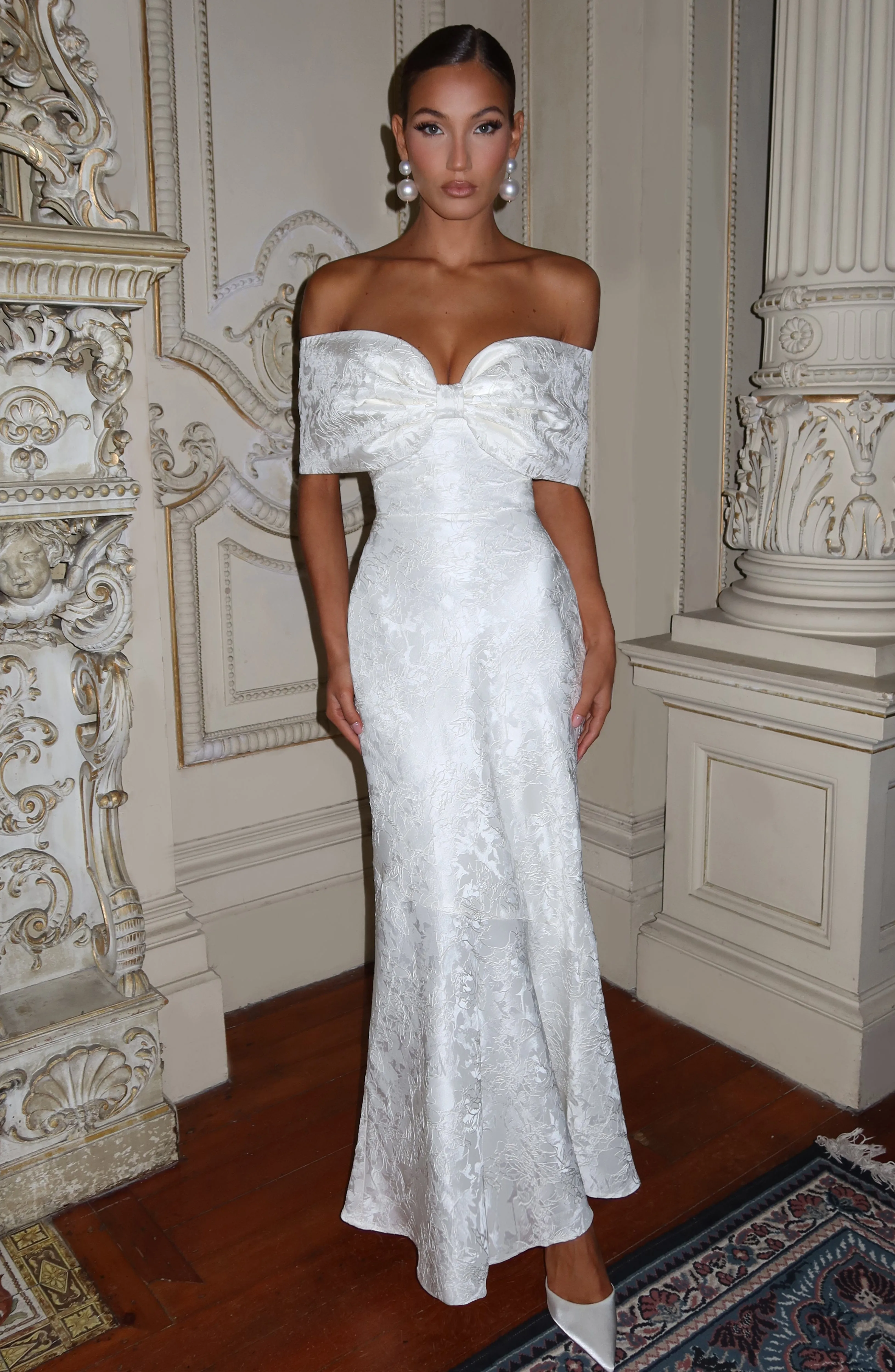 Emberly Maxi Dress - Ivory sold by Babyboo Fashion