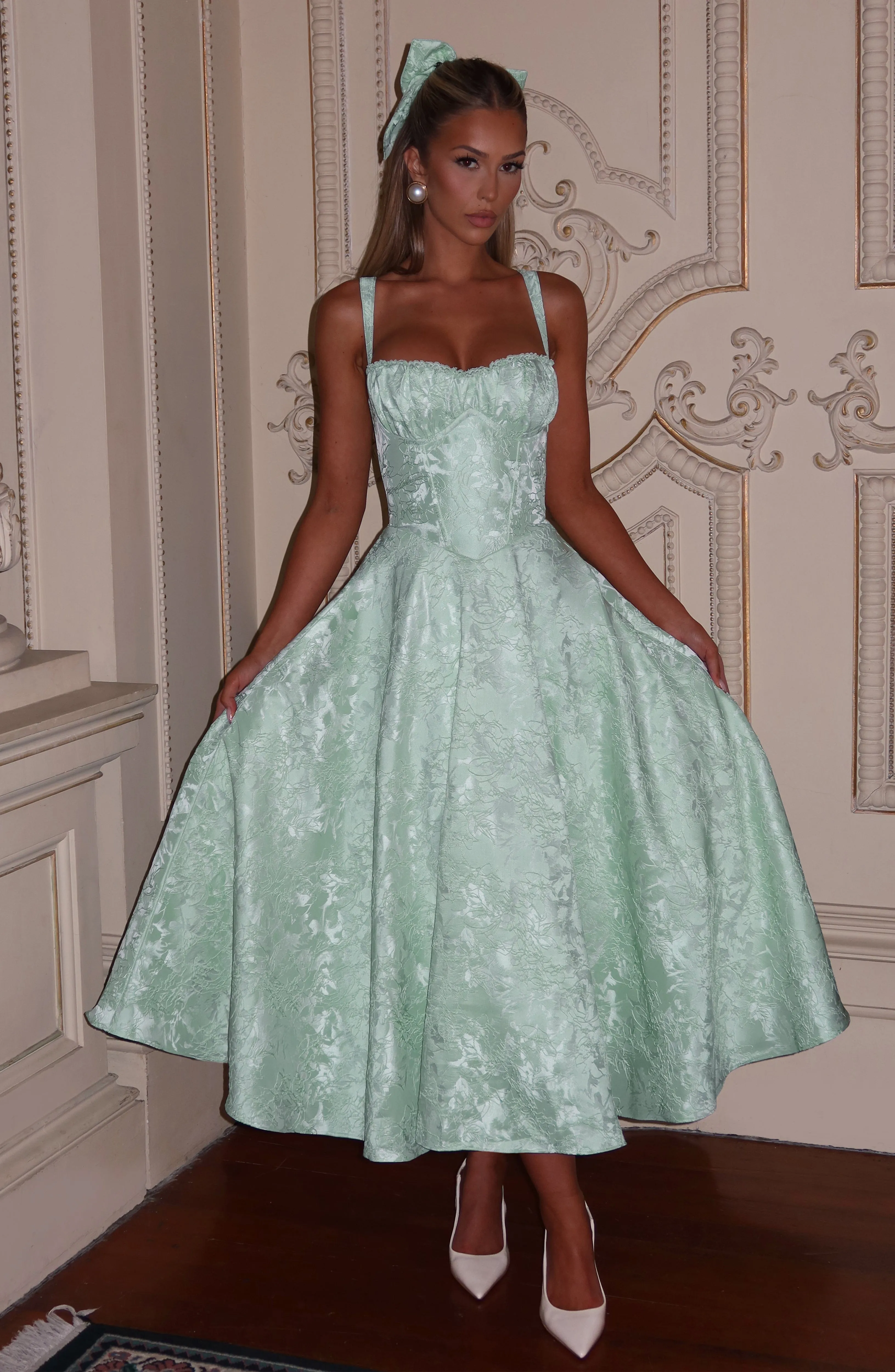 Amity Midi Dress - Mint sold by Babyboo Fashion product image thumbnail 3