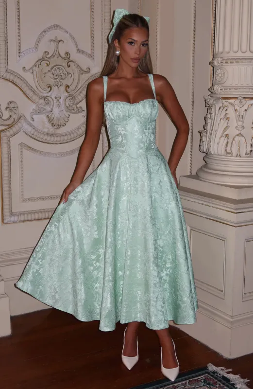 Amity Midi Dress - Mint made by Babyboo Fashion