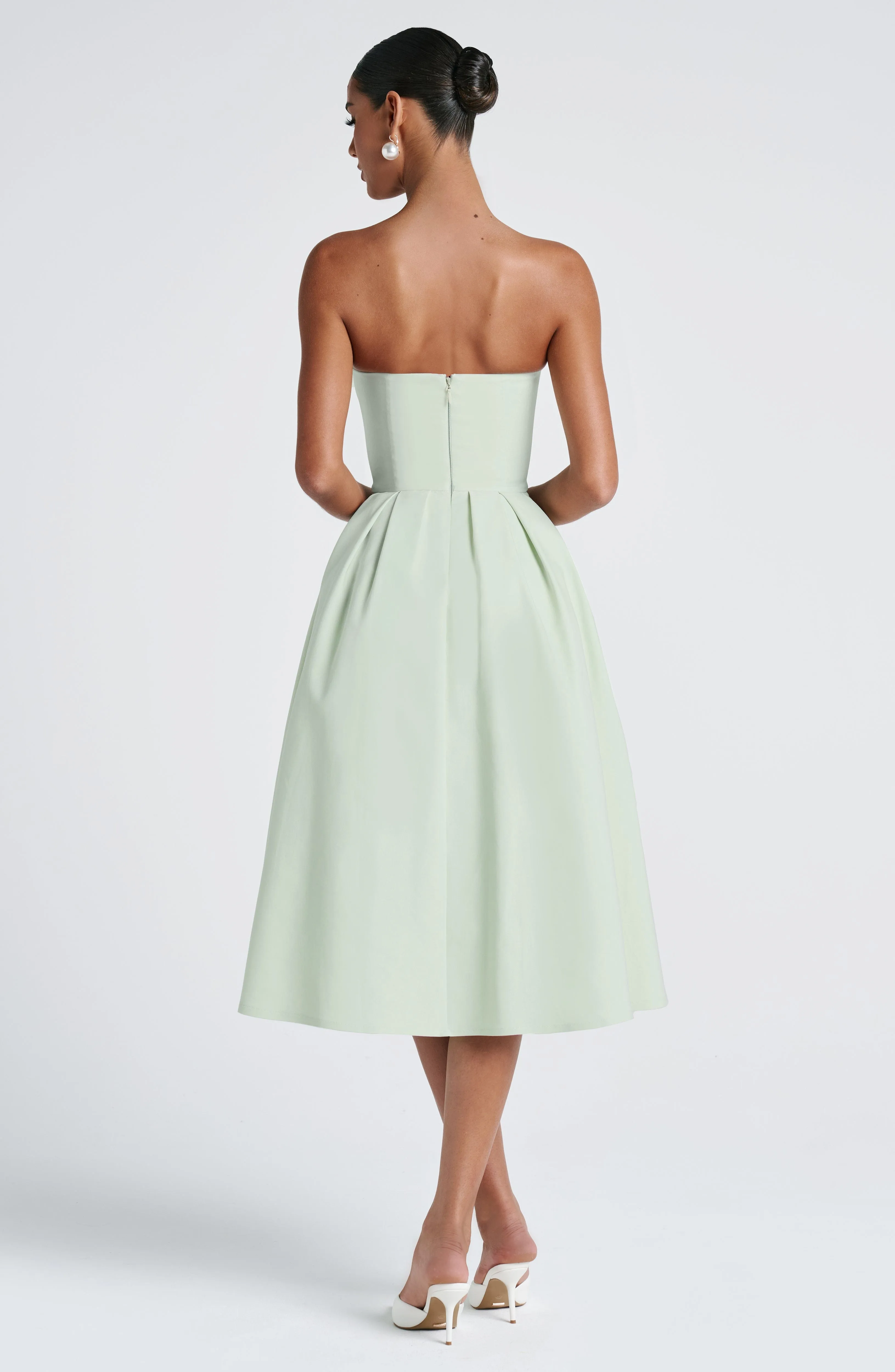 Edith Midi Dress - Mint sold by Babyboo Fashion product image thumbnail 3