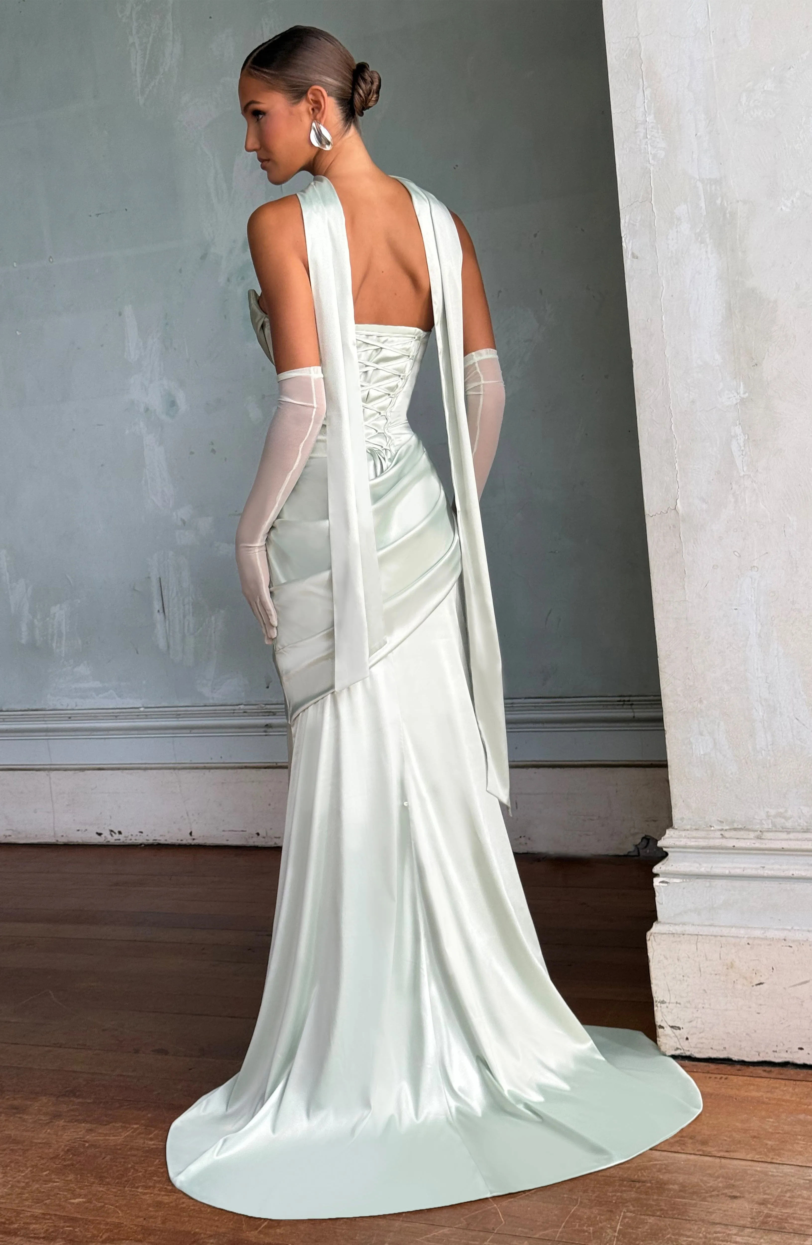 Kensington Maxi Dress - Mint sold by Babyboo Fashion product image thumbnail 2