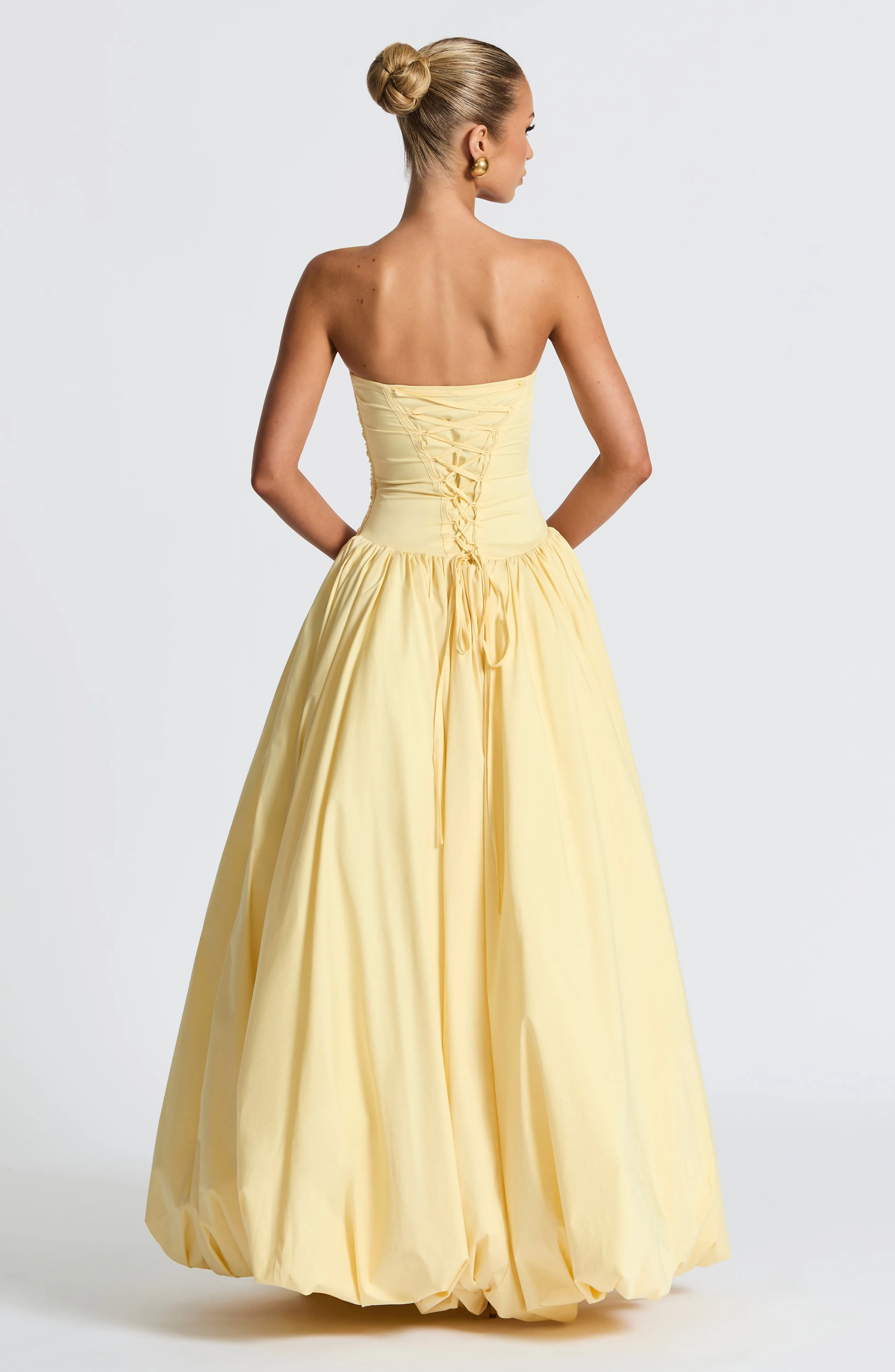 Jillian Maxi Dress - Lemon sold by Babyboo Fashion product image thumbnail 2