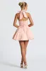 Jocelyn Mini Dress - Soft Peach sold by Babyboo Fashion