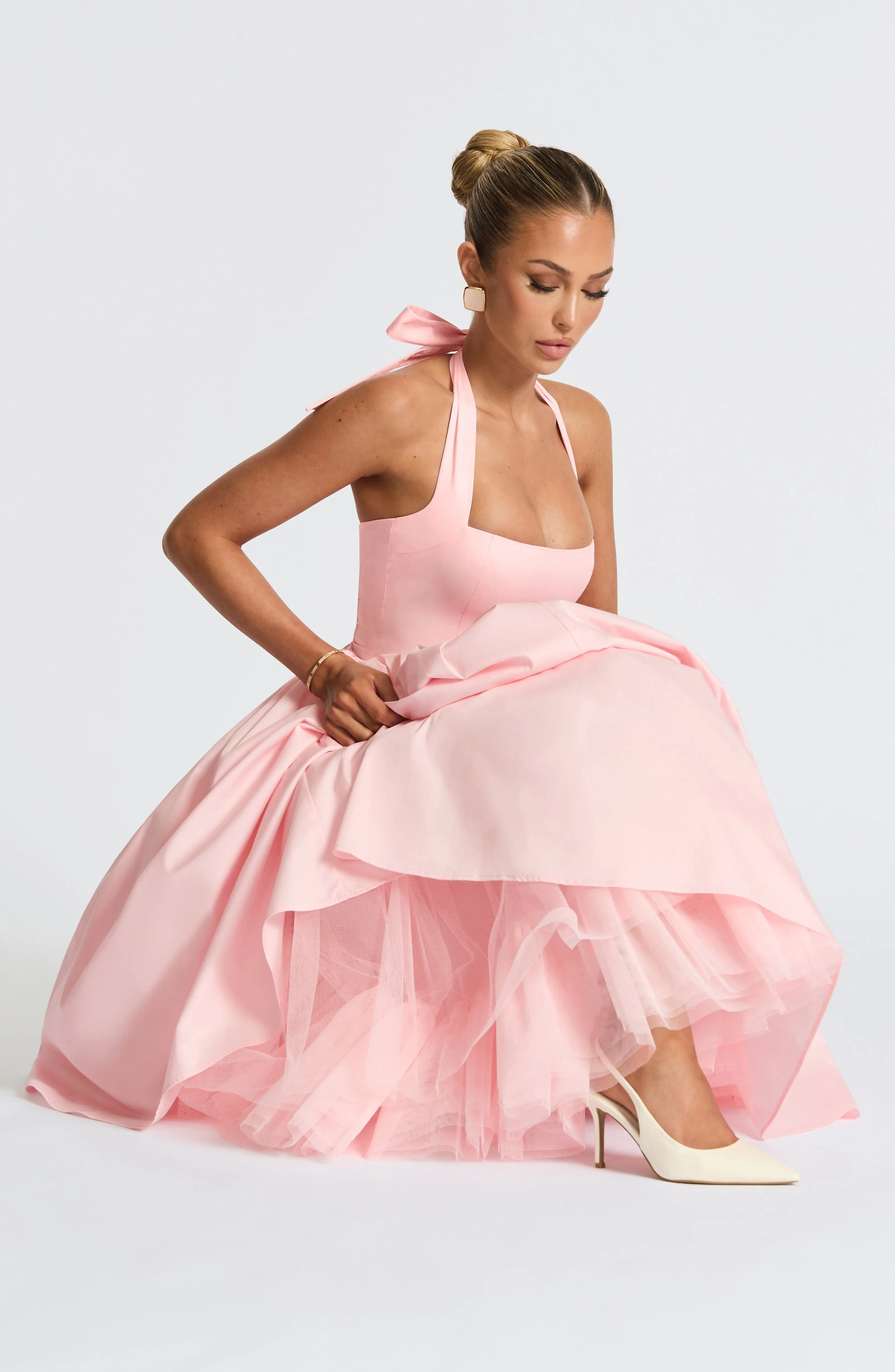 Cressida Midi Dress - Blush sold by Babyboo Fashion product image thumbnail 3