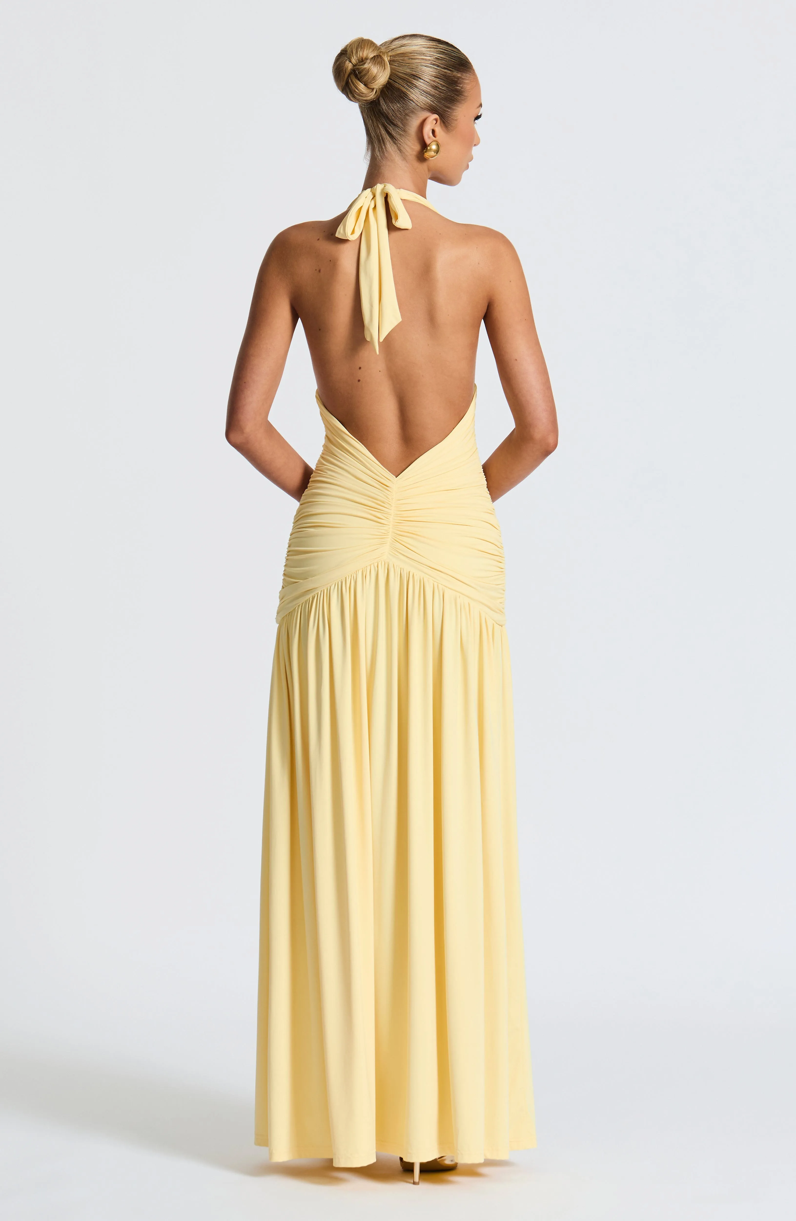 Melania Maxi Dress - Lemon sold by Babyboo Fashion product image thumbnail 3